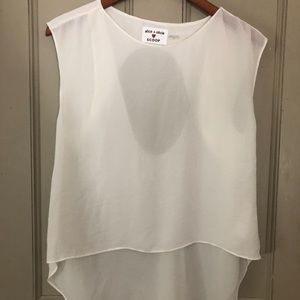 Alice & Olivia scoop neck shirt